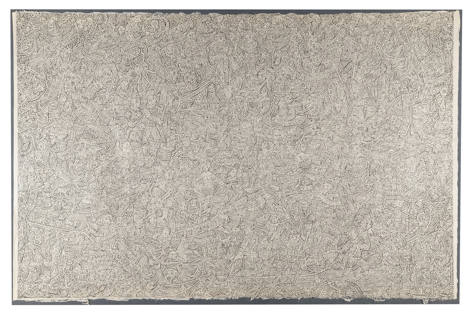 Kim Moodie, Arrival, 1994, lithograph, edition: 6/12, paper size: 25" x 39"