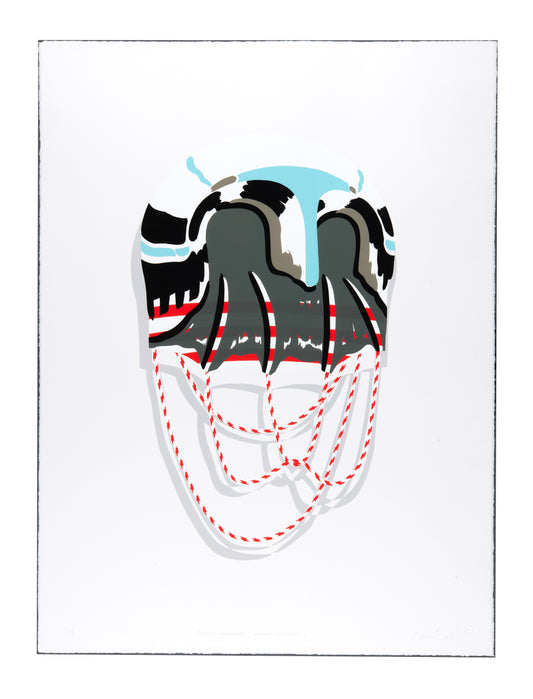 Suzanne Nacha, Empire Hazard: Union Colours 1, 2013, screenprint, edition: 1/1, paper size: 30" × 22"