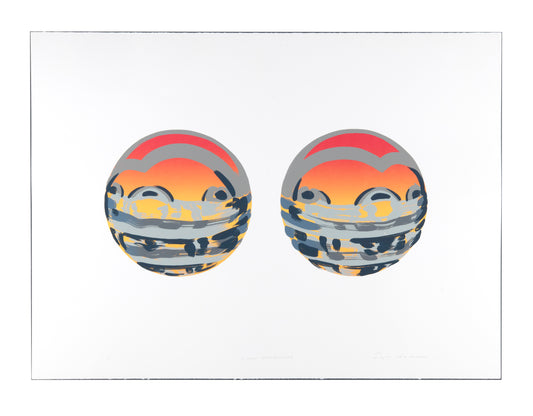 Suzanne Nacha, Limbo: Fraternal, 2008, screenprint, edition: 1/1, paper size: 23.5" × 33.5"