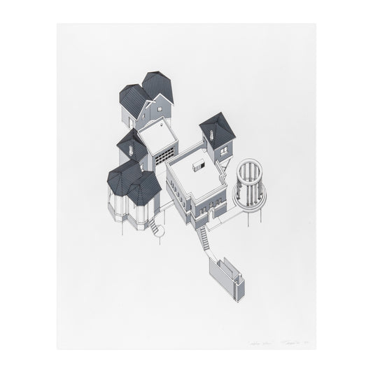 Tom Ngo, Alpha (Plan), screenprint