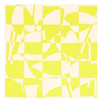 'Neon Pothos' by Shogo Okada (2025). Screenprint, edition of 12, paper size 9 × 9 in.