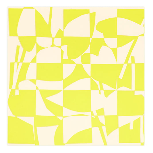 'Neon Pothos' by Shogo Okada (2025). Screenprint, edition of 12, paper size 9 × 9 in.