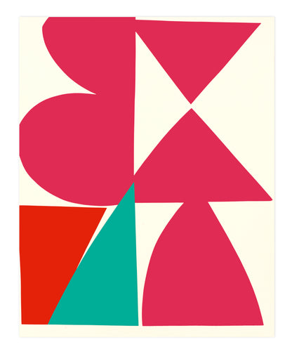 'Rose' by Shogo Okada (2025). Screenprint, edition of 10, paper size 15 × 11.8 in.