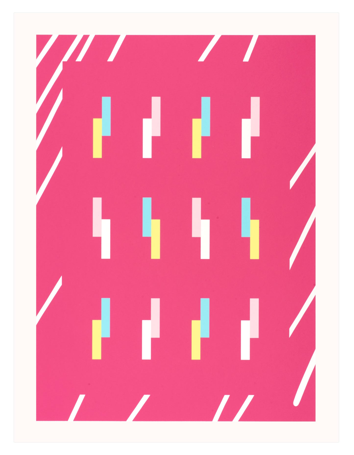 ‘Swimming Ring (Donuts)’ by Shogo Okada (2016). Screenprint, edition of 4, 24.5 × 18.5 in.