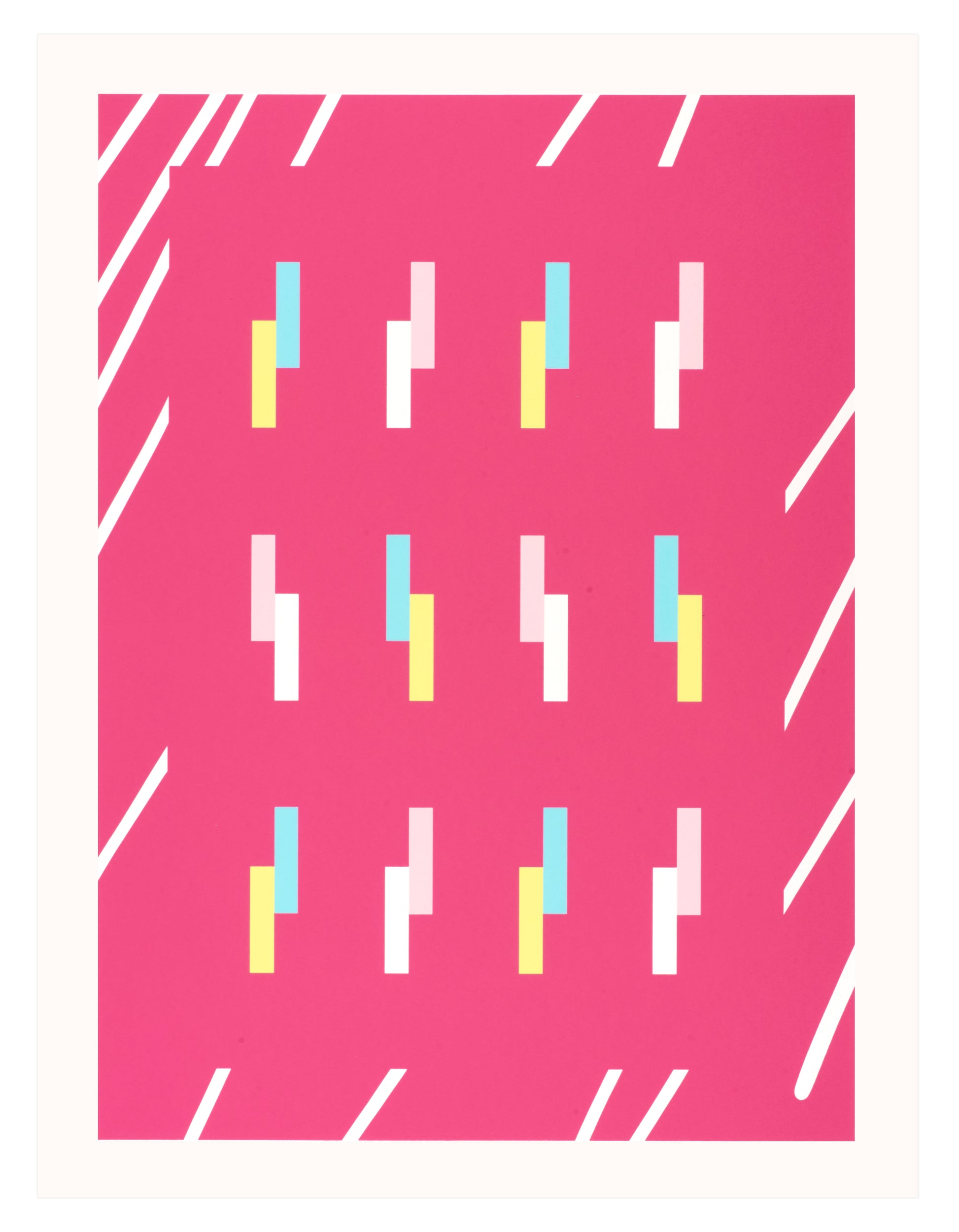 ‘Swimming Ring (Donuts)’ by Shogo Okada (2016). Screenprint, edition of 4, 24.5 × 18.5 in.