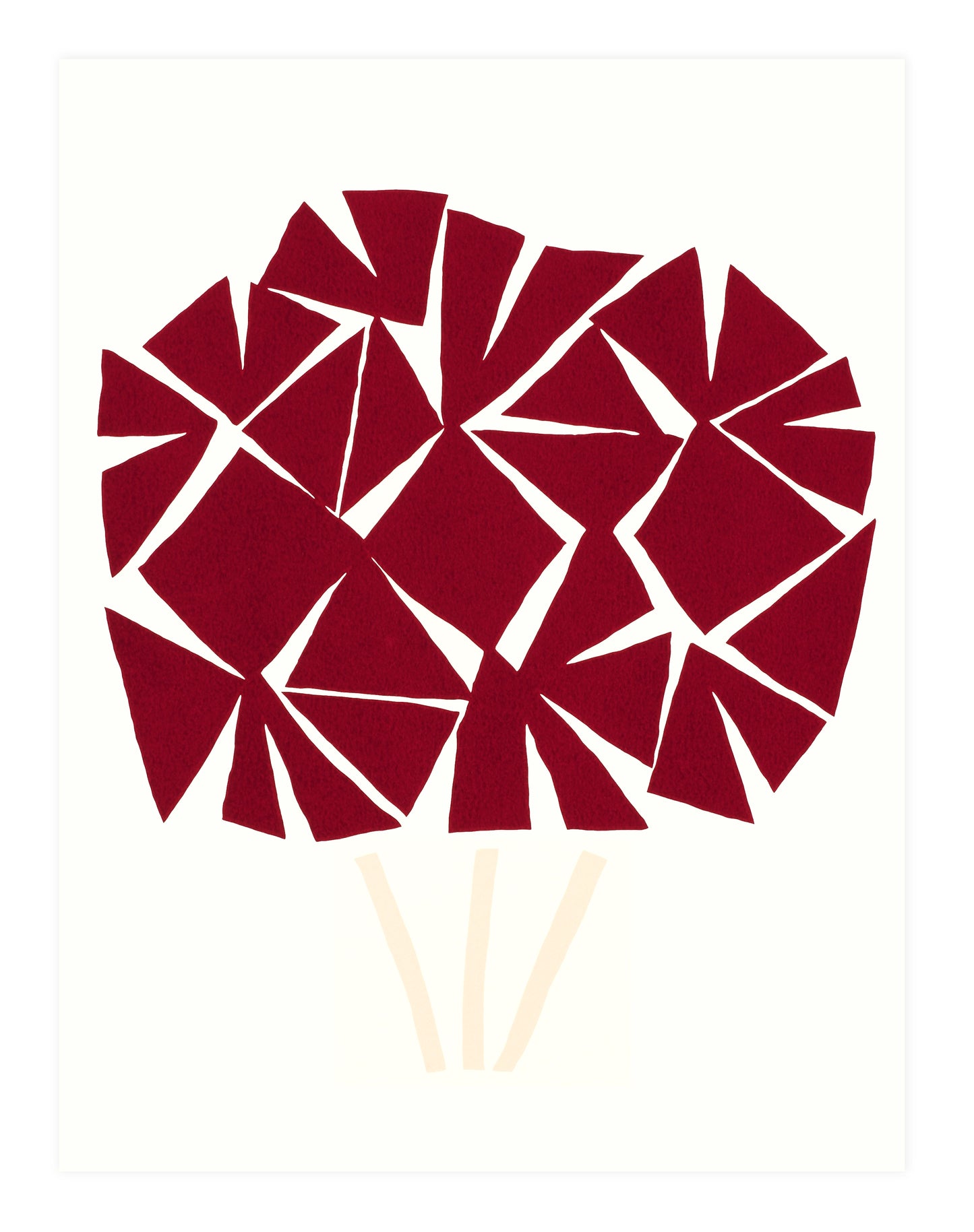 'Inner Peace' by Shogo Okada (2025). Screenprint, edition of 11.5, paper size 15.8 × 12 in.