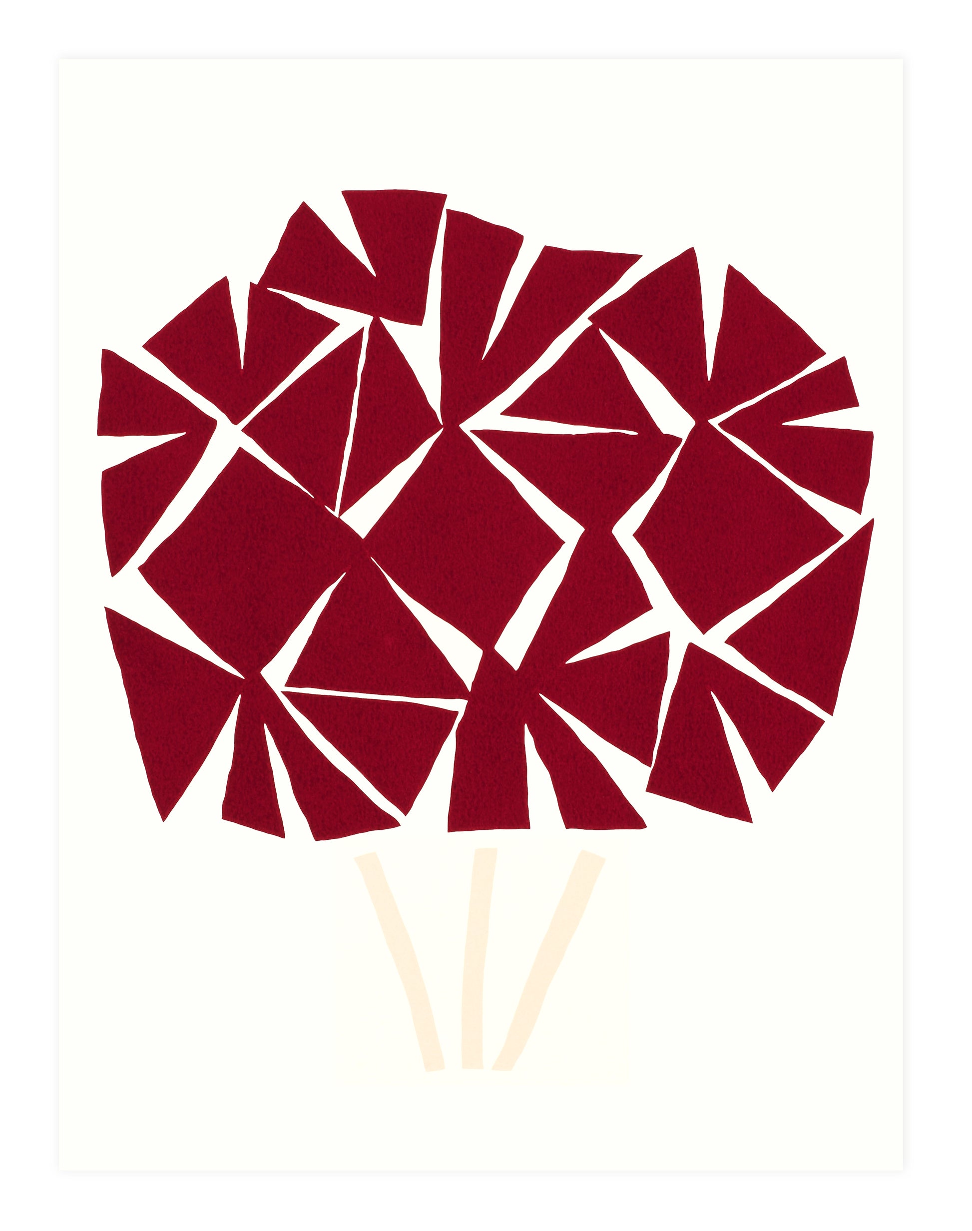 'Inner Peace' by Shogo Okada (2025). Screenprint, edition of 11.5, paper size 15.8 × 12 in.