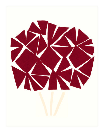 'Inner Peace' by Shogo Okada (2025). Screenprint, edition of 11.5, paper size 15.8 × 12 in.