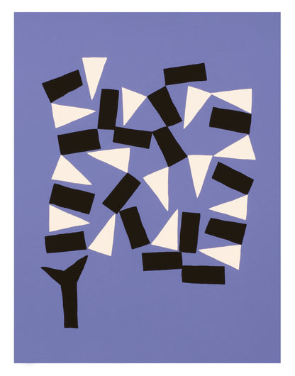 'Snake' by Shogo Okada (2025). Screenprint, edition of 12, paper size 16 × 12 in.