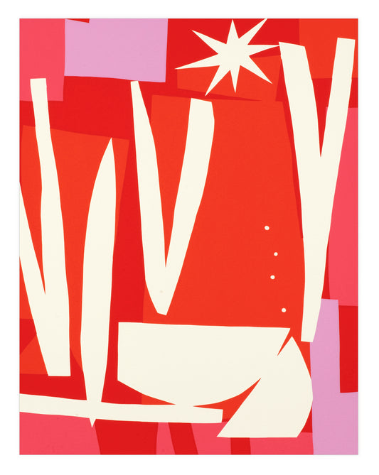 ‘Love Like This’ by Shogo Okada (2024). Screenprint, edition of 10, paper size 15.8 × 12 in.