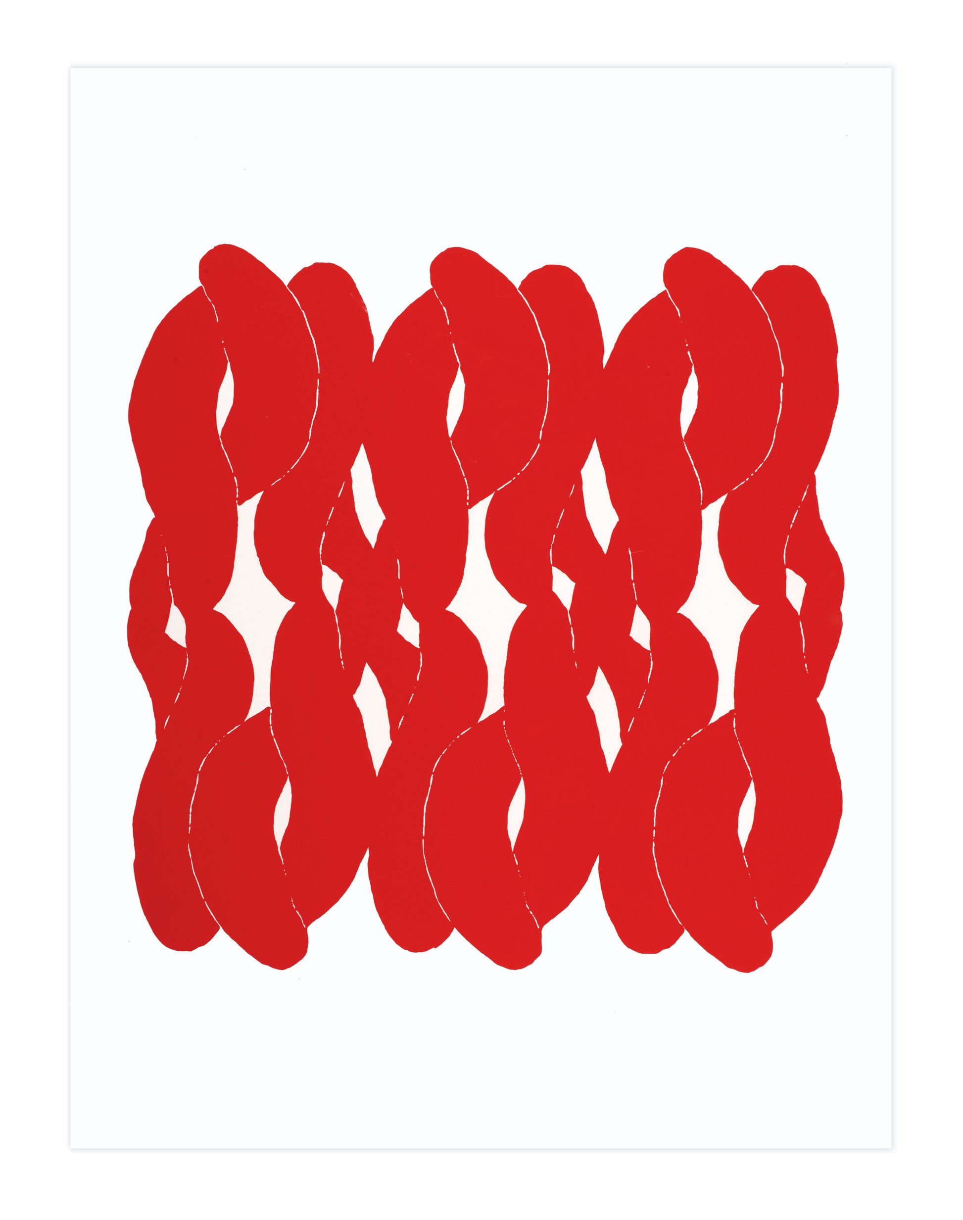 ‘After the Dance’ by Shogo Okada (2022). Screenprint, edition of 4, paper size 26.75 × 20.5 in.