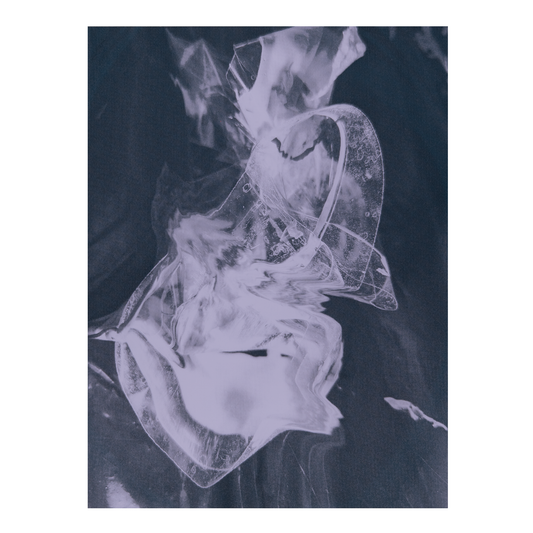 Rachael Dodgson, trash tape II in lavender, 2024, screenprint, edition: 1/2, paper size: 24" x 18"