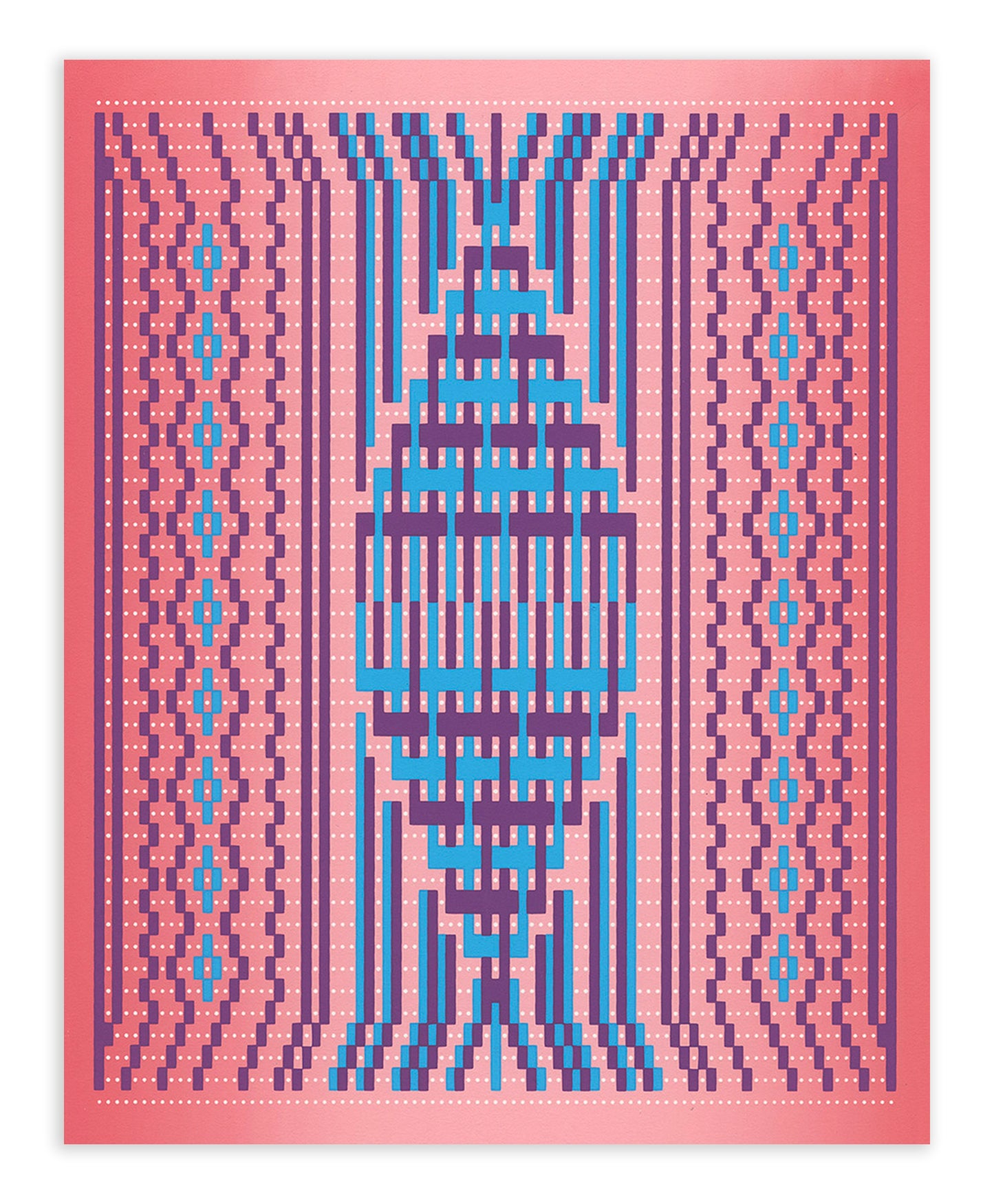 Shaheer Zazai, OSPS_MF-V2/2022, 2022, screenprint, edition of 32, paper size: 10" x 8"