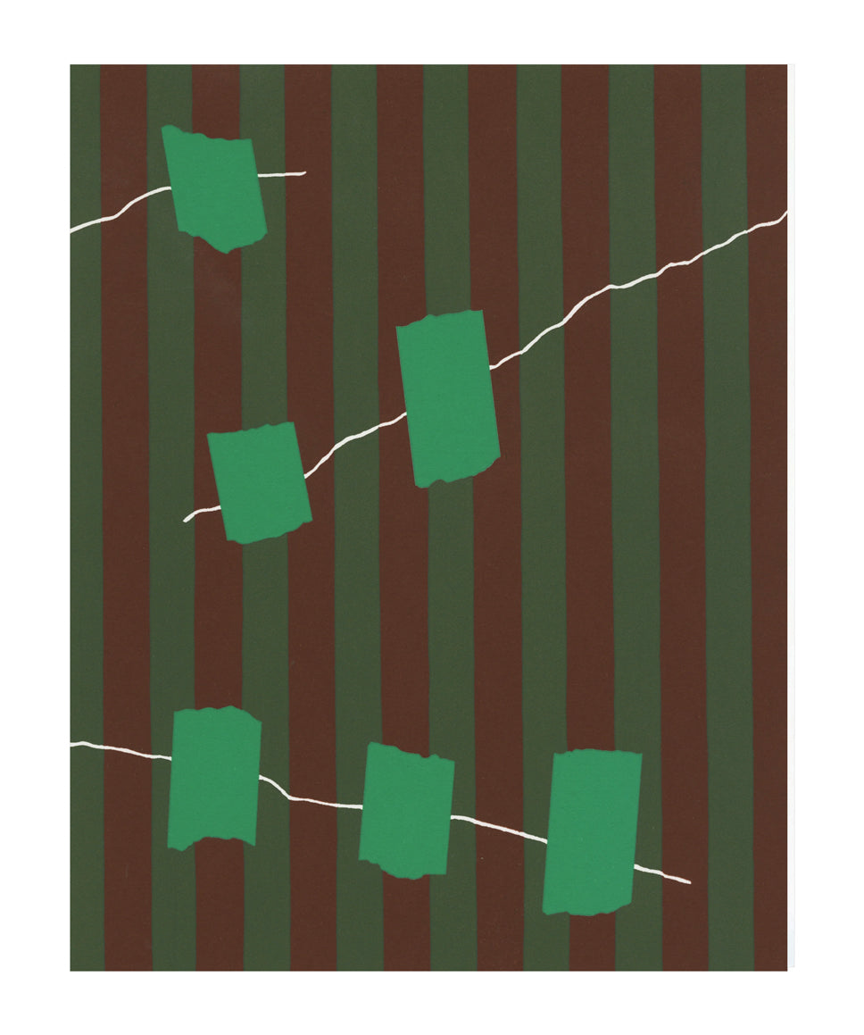 Vanessa Maltese, Torn Between, 2021, screenprint, Edition of 38, paper size: 10