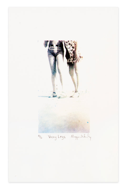 Meggan Winsley, Vacay Legs, 2022, screenprint, edition: 6, paper size: 11" x 7.5"