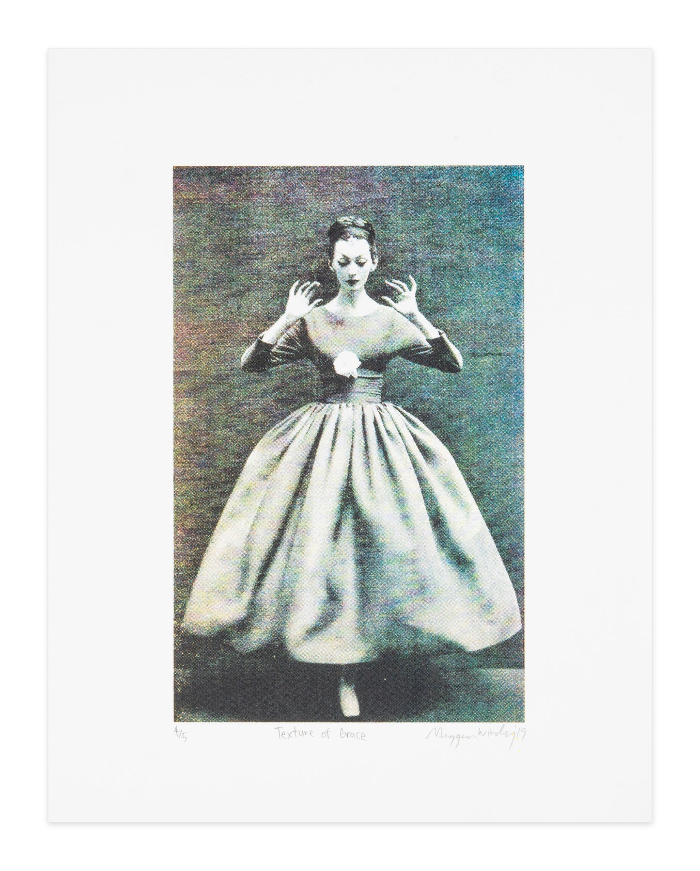 Meggan Winsley, Texture of Grace, 2019, screenprint, edition: 4/5, paper size: 15" x 11"