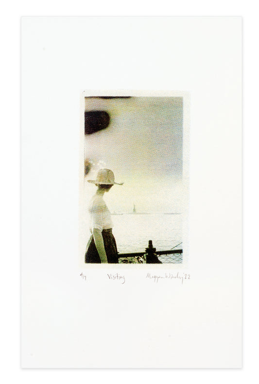 Meggan Winsley, Visiting, 2022, screenprint, edition: 4/7, paper size: 11" x 7.5"
