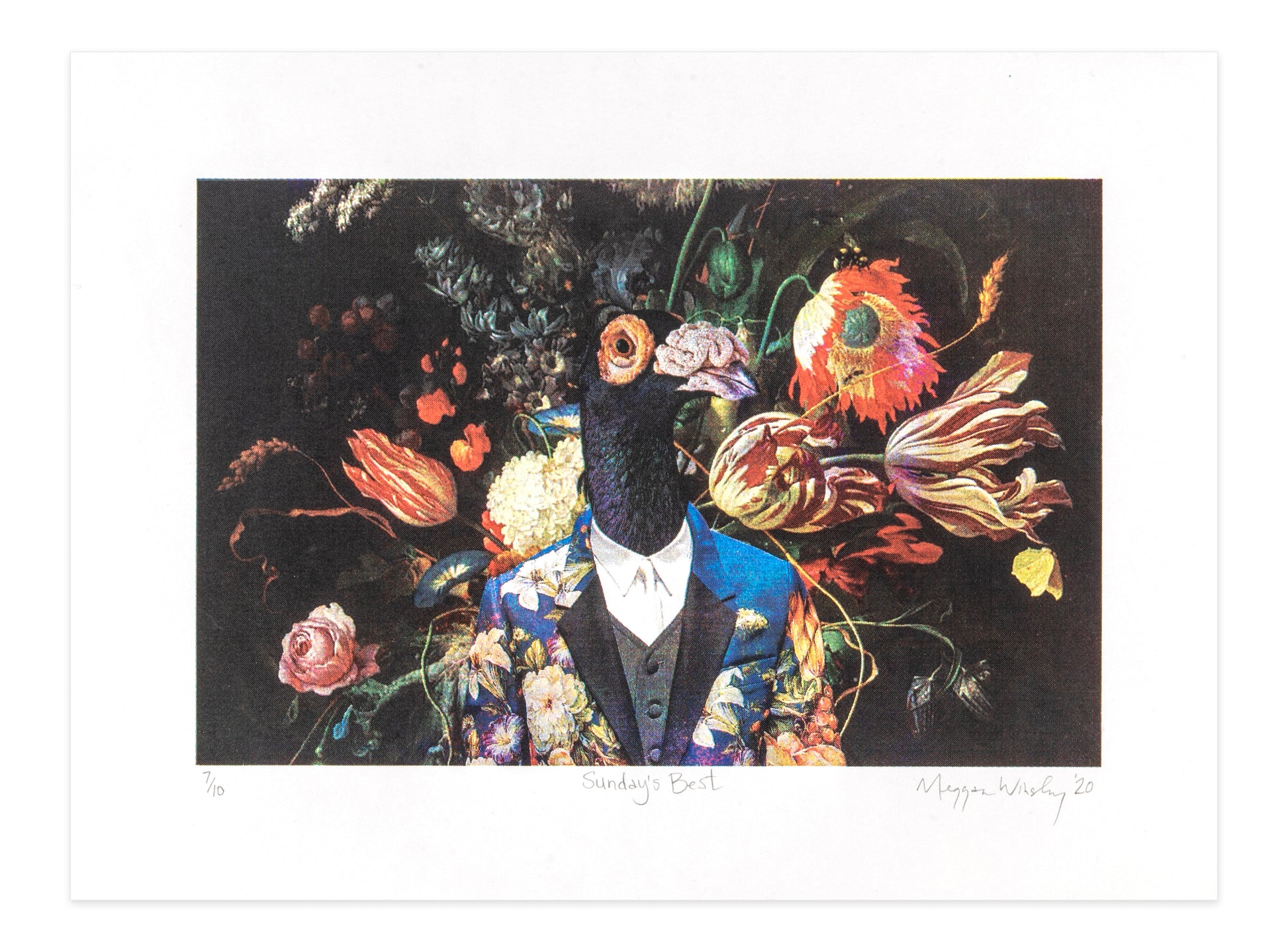 Meggan Winsley, Sunday's Best, 2020, screenprint, edition: 7/10, paper size: 11" x 15"