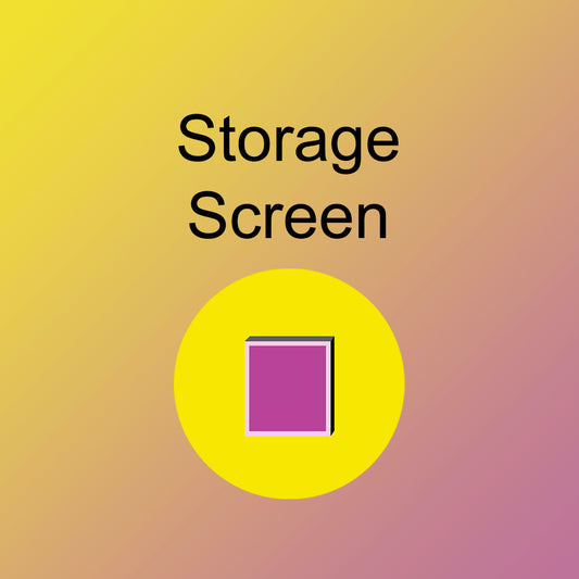 Storage - Personal Screen - 1 Year