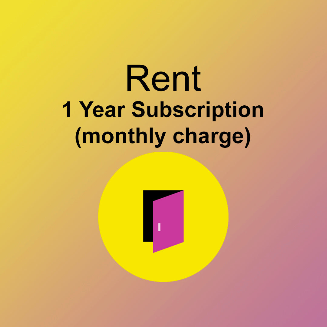 Rent 1 Year Subscription (monthly charge)