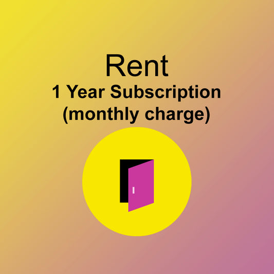 Rent 1 Year Subscription (monthly charge)