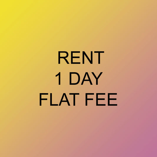 Rent - 1 Day Flat Fee