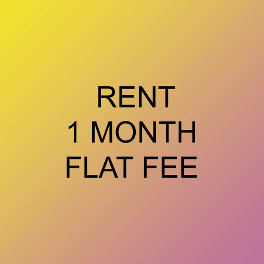Rent - 1 Month Flat Fee