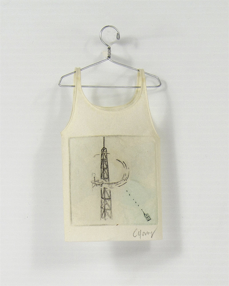 <i> Camisole on hanger tower airplane <i> Cyb&#232;le Young