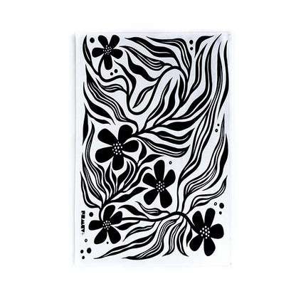 Arwen Giel - Vine Tea Towel (Black)