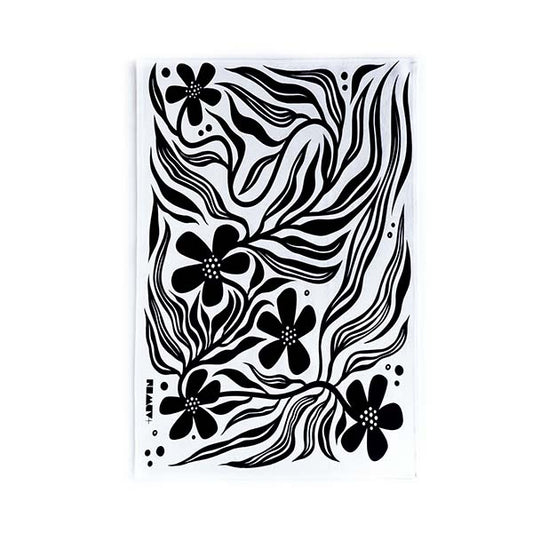 Arwen Giel - Vine Tea Towel (Black)