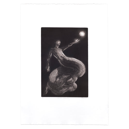 Daniel Cardoso, Imposter Syndrome, 2023, etching, aquatint, drypoint, edition: A/P (Artist Proof), paper size: 30" x 22"