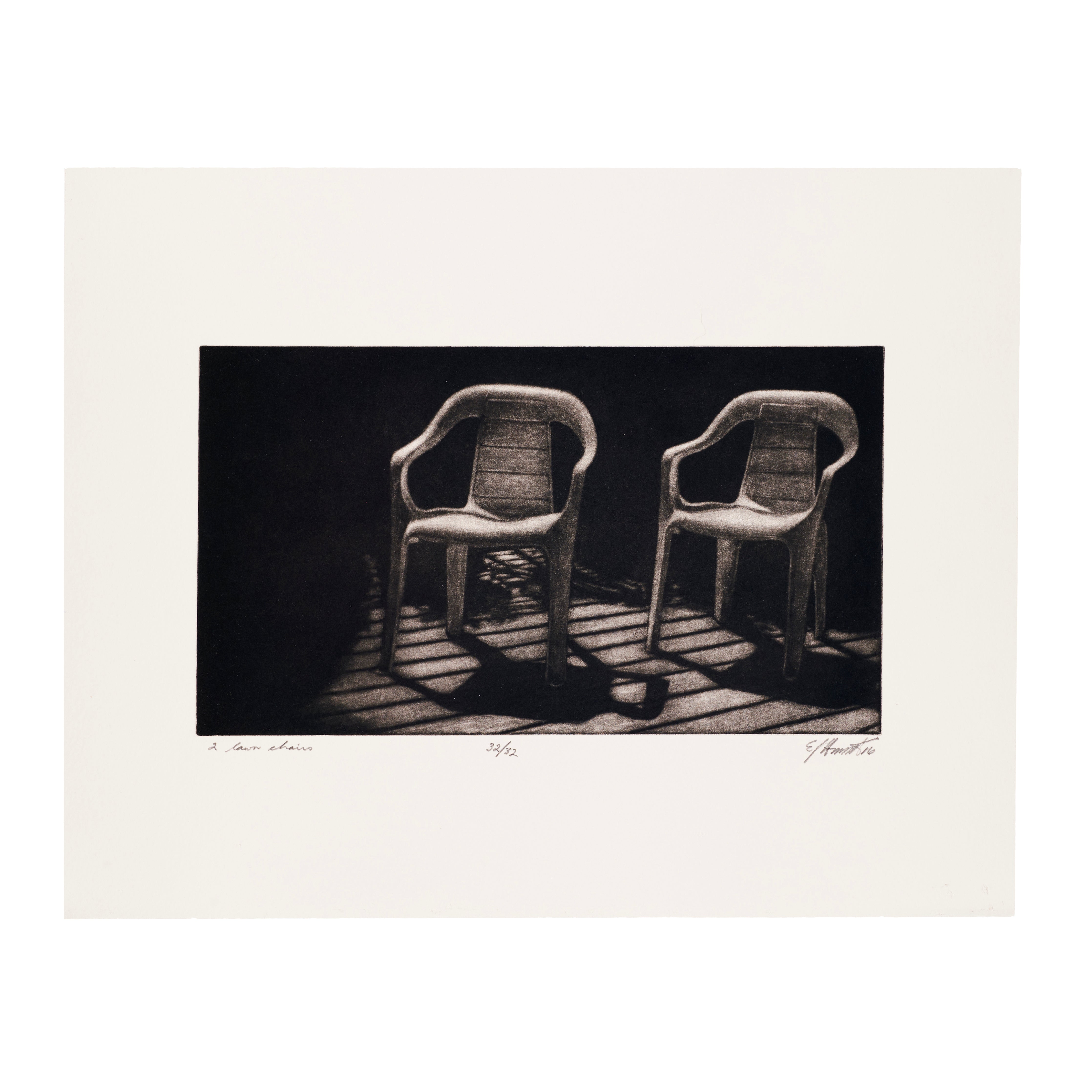 FUTURE PROOF 2023 Lot 43: E.J. (Ted) Howorth - 2 lawn chairs